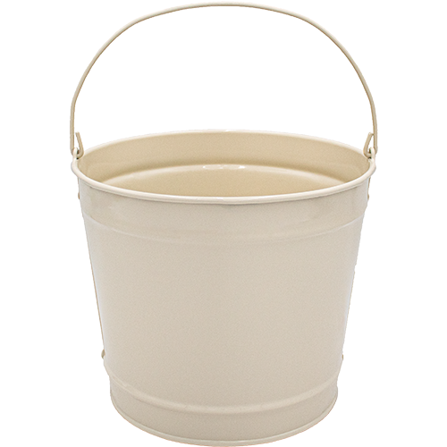 10 Qt Powder Coated Bucket - Beige Shimmer 316
