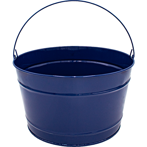 16 Qt Powder Coat Bucket - Navy Blue Lustre 308