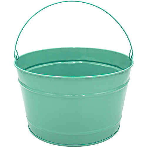 16 Qt Powder Coat Bucket - Robins Egg Blue - 321