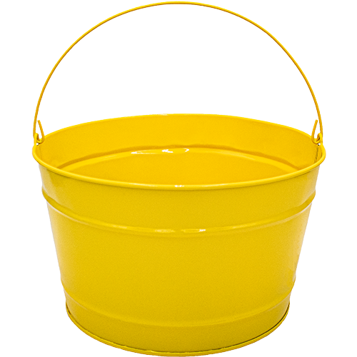 16 Qt Powder Coat Bucket - Sunshine Yellow 312