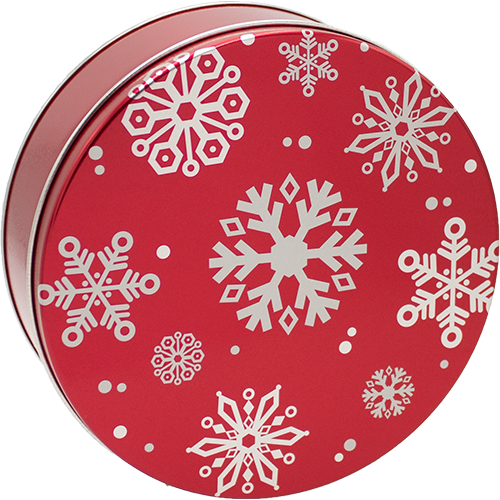 2C Red with Snowflakes