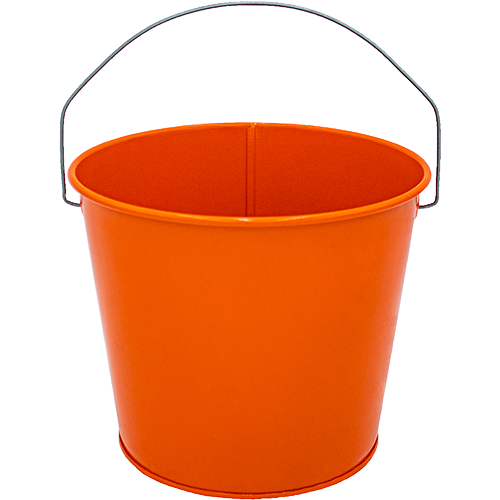 5 Qt Powder Coated Bucket - Orange Peel 319
