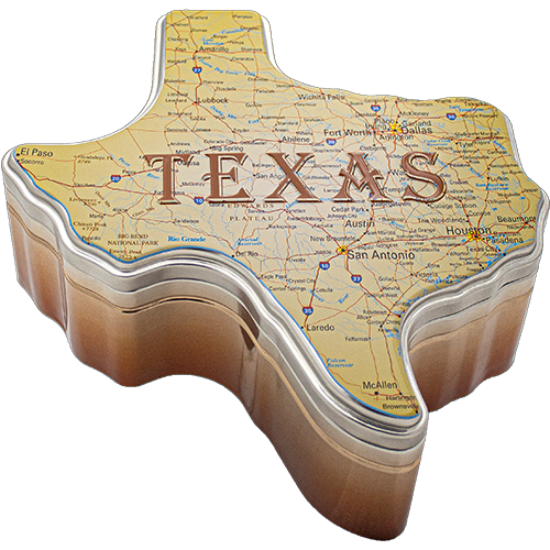 Texas Shaped Can - Roadmap (Pre-Order Now)