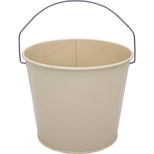 5 Qt Powder Coated Bucket - Beige Shimmer 316