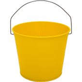 5 Qt Powder Coated Bucket - Sunshine Yellow 312