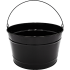 16 Qt Powder Coat Bucket - Glossy Black 006