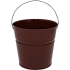 2 Qt Powder Coated Bucket-Chocolate Brown - 318 (Clearance)