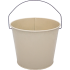 5 Qt Powder Coated Bucket - Beige Shimmer 316