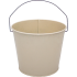 5 Qt Powder Coated Bucket - Beige Shimmer 316 (Clearance)
