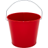 5 Qt Powder Coated Bucket - Candy Apple Red 003