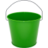 5 Qt Powder Coated Bucket - Electric Green 317