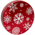 115 Red with Snowflakes